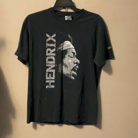 Hendrix Black Graphic Tee - Picture 1 of 5